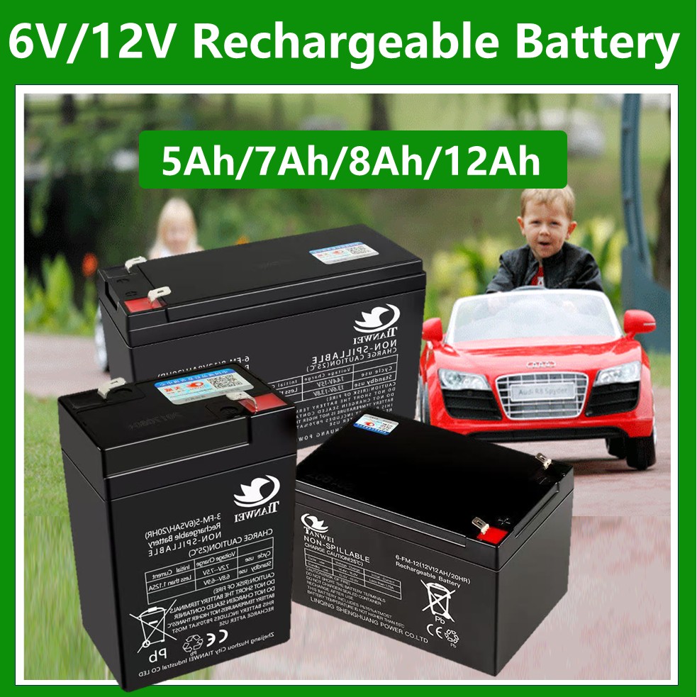 Renewable Energy Model - Детский игрушечный автомобильный аккумулятор 6 В