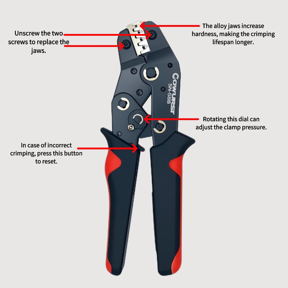 Набор обжимных клещей DuPont с – обзор и цена Mc4 Crimping Tool