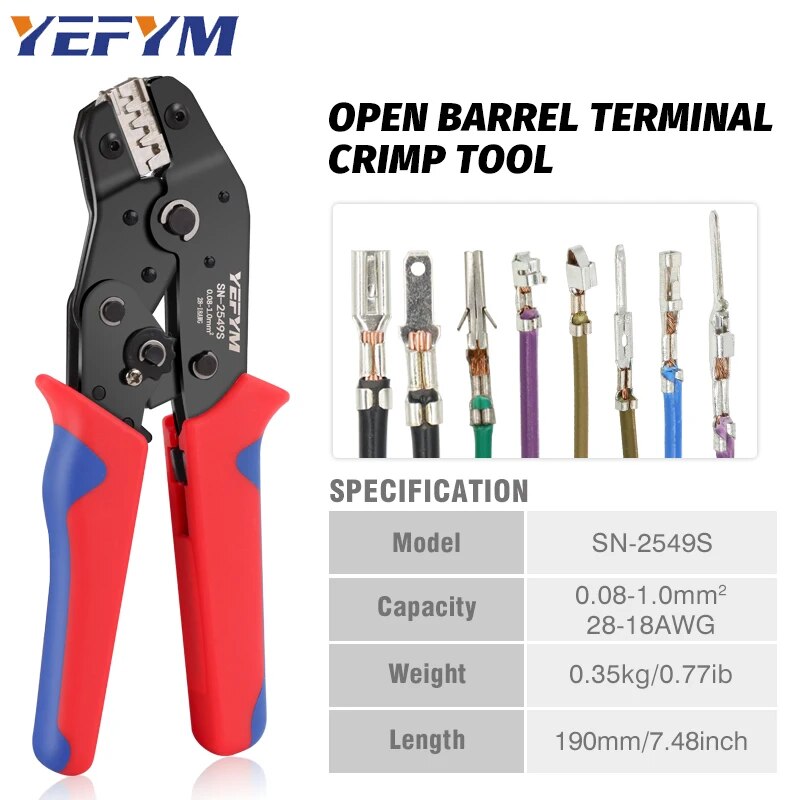 SN-2549S Обжимные инструменты  – обзор и цена Mc4 Crimping Tool